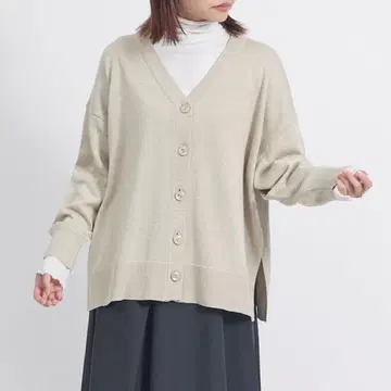 KEYUC(케유카) 라메 니트 가디건