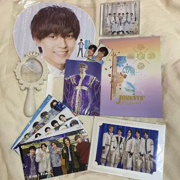 나가세 렌 King & Prince 킹프리 부채 응원봉 CD 뉴스레터
