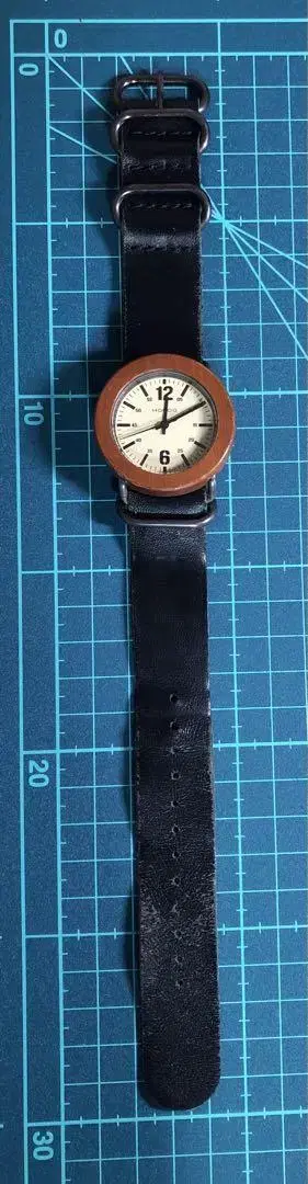 Hacoa 하코아 아날로그 손목시계 가죽 벨트