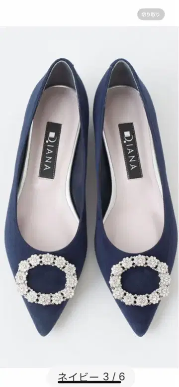 DIANA [루미네 한정판] 신발 EM42154 비쥬 플랫 펌프스