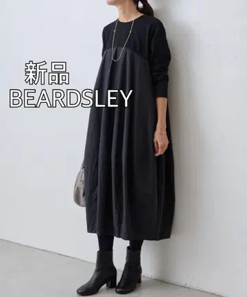 새상품 BEARDSLEY 비어즐리 말 원피스 블랙 원피스 0