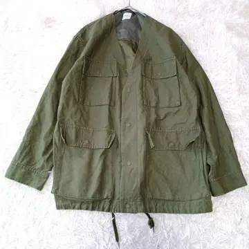 spick&span 노카라 자켓 코튼 린넨 블렌드 36