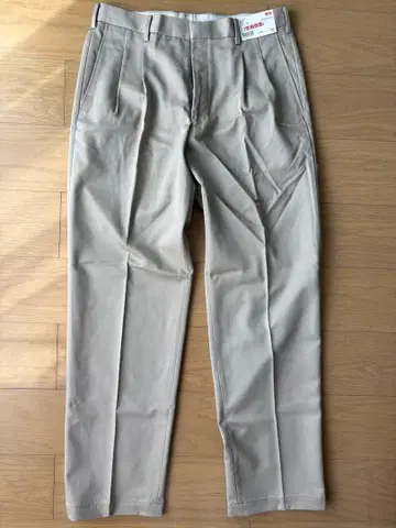 UNIQLO 이지케어 투 턱 치노 32 베이지