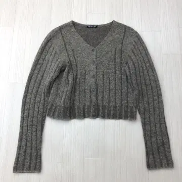 90s 00s y2k 페어리 그런지 알파카 울 니트 가디건