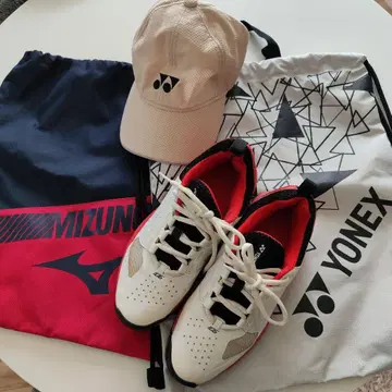 연식 테니스 신발 신발 주머니 2개 캡 YONEX