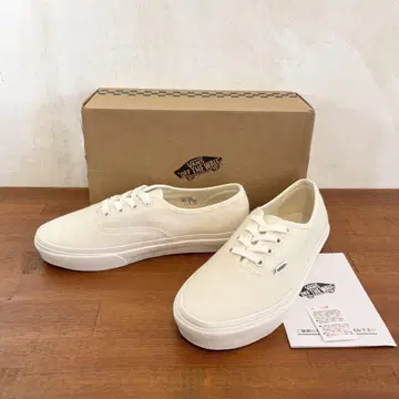 미사용 새상품 반스 오센틱 24.0cm 펠트 화이트 107