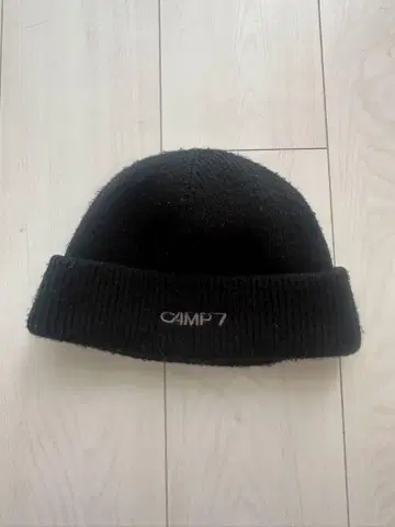 CAMP7 블랙 니트 모자
