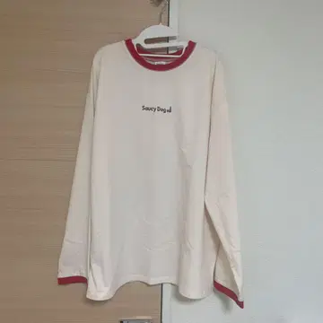Saucy Dog 긴팔 T셔츠 L 사이즈 크림색