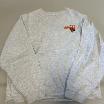 Knicks 그레이 스웨트 셔츠 긴팔