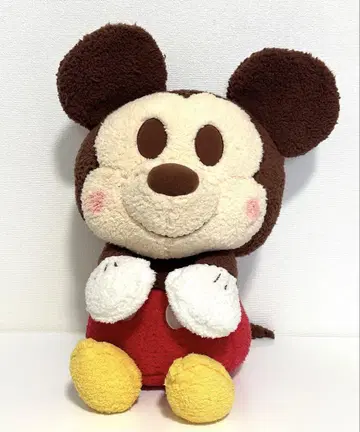 미키 BIG 봉제 인형 보아 원단
