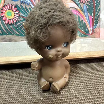 레트로 소프트 비닐 인형 다코짱 타카라 마스코트 인형 오니