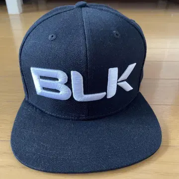 BLK 로고 야구 모자 블랙