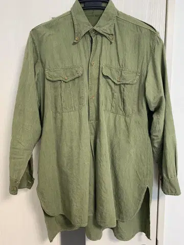 프랑스군 m35 셔츠 코튼 린넨