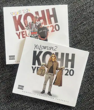 새상품 KOHH 치바 유키 YELLOW TAPE 2 & T20 2장 세트