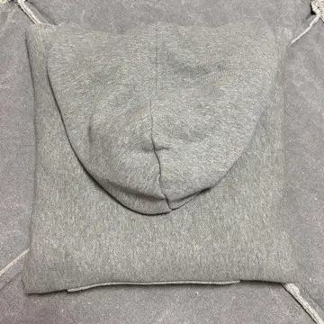 그레이 후드 부착 후드티