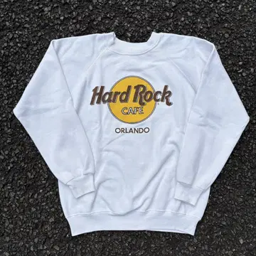 80s~Hard Rock CAFE Hanes L/S 맨투맨 티셔츠