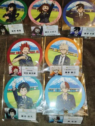 히로아카 시즈오카 철도 코스터 명찰 네임 배지 7개