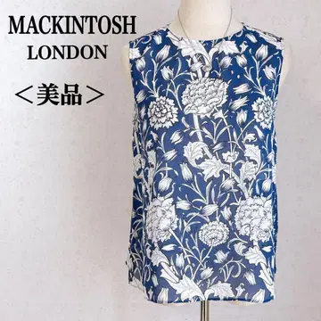 새상품급 MACKINTOSH LONDON 꽃무늬 슬리브리스 상의 40