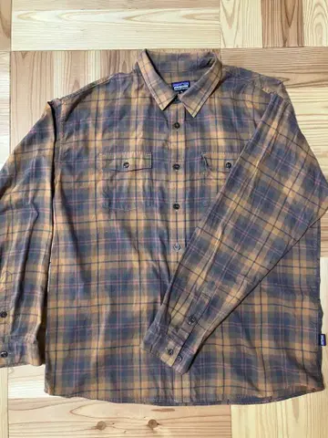 patagonia 오가닉 코튼 체크 셔츠 XL