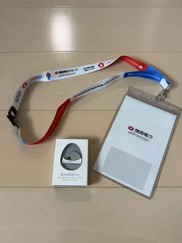 2025 EXPO 전력관 가능성의 알들 핀 배지 관계자용 스트랩 포함