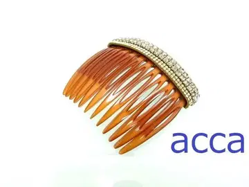 아카 acca 헤어콤 크리스탈 큐빅 베이지 계열