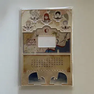 빨강머리 백설공주 아크릴 만년 달력