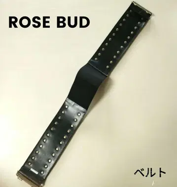 굵은 벨트 로즈버드 ROSE BUD 스터드 블랙