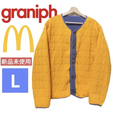 [ 미사용 새상품 ] 그라니프 맥도날드 골든 아치 리버서블 블루종