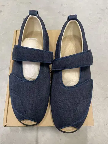 간호화 네이비 실내용 오픈 매직 3
