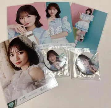토미타 나나카 브로마이드 캔뱃지 다이너 의상 모브노데레라
