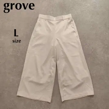 grove 그로브 L 새상품급 와이드 레그 가우초 팬츠