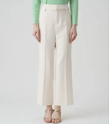 [ ANAYI ] 라이트 슬라브 전환 벨트 팬츠 size34