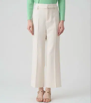 [ ANAYI ] 라이트 슬라브 전환 벨트 팬츠 size34