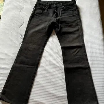 IRON HEART 헤비 데님 팬츠 30 온스 블랙 데님