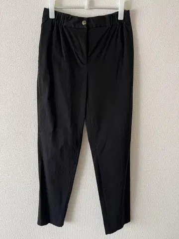 블랙 허리밴딩 팬츠 EUR34
