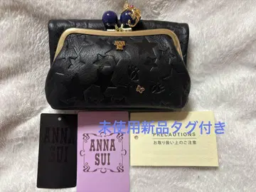 새상품 ANNA SUI 안나수이 캣 고양이 가마구치 접이식 지갑1