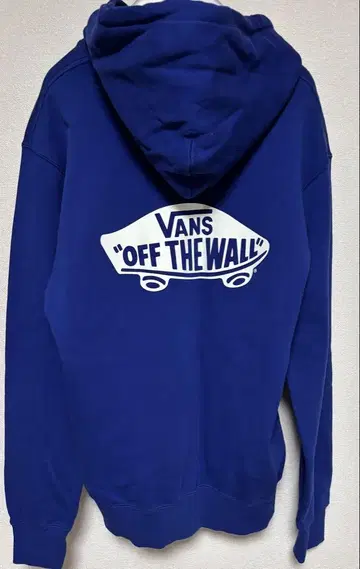 새상품급 VANS 후드 맨투맨 블루 M 사이즈