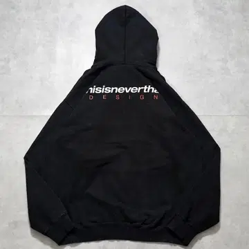 디스이즈네버댓 네바 후드티 맨투맨 로고 L 블랙 16310