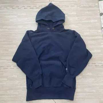 눈 없는 미국제 자수 택 리버스 위브 후드티 챔피온 M