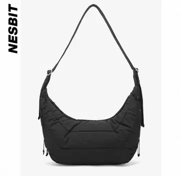 NESBIT 하프문 숄더백 크루아상