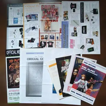 THE ALFEE 2000-2004년 Goods 카탈로그