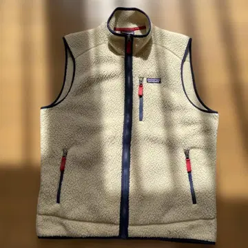 patagonia 플리스 베스트 L 크림
