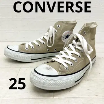 유169 2 CONVERSE 하이컷 스니커즈 베이지 컨버스
