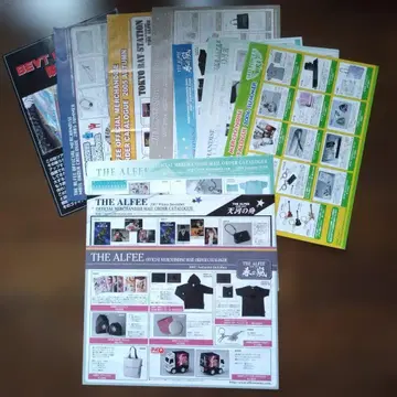THE ALFEE 2005-2008년 Goods 카탈로그