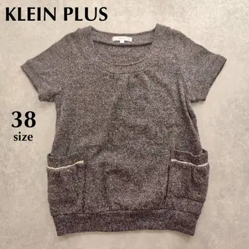 KLEIN PLUS 클랜플러스 38 새상품급 포켓 부착 반팔 T셔츠