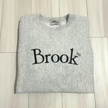 [ Brook ] 그레이 맨투맨 L 사이즈