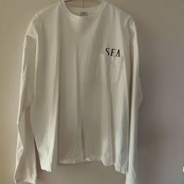 SEA 백 프린트 T셔츠 화이트 1 M