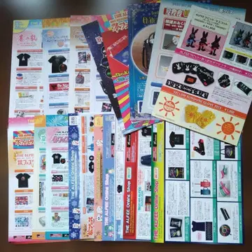 THE ALFEE 2015-2019년 Goods 카탈로그