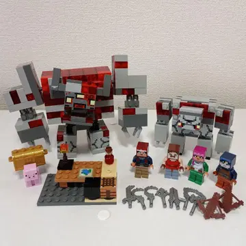 정품 LEGO 레고 마인크래프트 레드스톤의 결전 21163