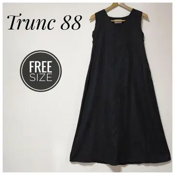 Trunc 88 트렁크 에이트 슬리브리스 롱 원피스 블랙